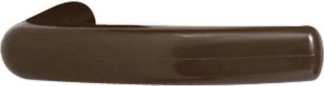 Innen-Türklinke Klassik mit Vierkant, braun, Kunststoff, Packung mit 10 Paar