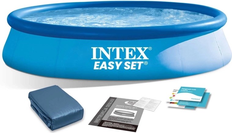 Garten-Aufstellpool 305 × 76 cm mit Abdeckplane INTEX