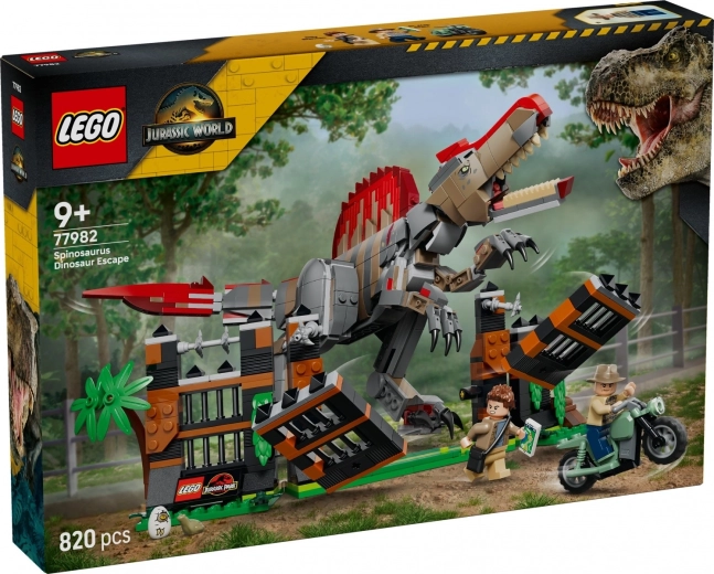 LEGO Jurassic World Flucht vor dem Spinosaurus 77982