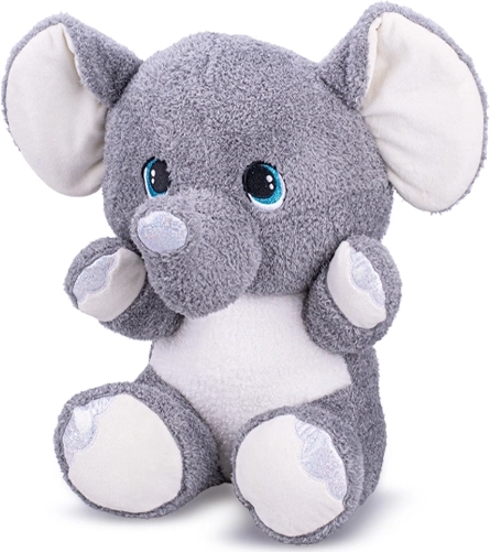 Plüsch-Sitz-Elefant 16,5 cm
