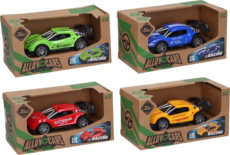 Metall-Rennbuggy mit Rückziehmotor – 1 Stück