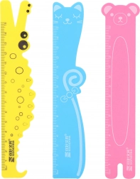 Lineal in Tierform 15 cm