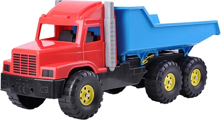 Kinder-Lastwagen Tatra Kipper 77 cm rot-blau - 1 Stück