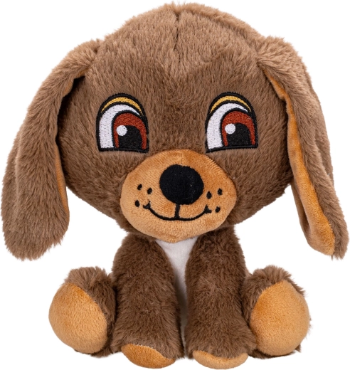 Plüsch-Sitzhund 20 cm