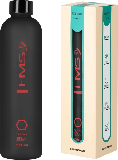 Tritan-Trinkflasche NILS Camp 1000 ml schwarz