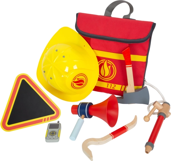 Kinder-Feuerwehr-Rucksack mit Werkzeugset small foot