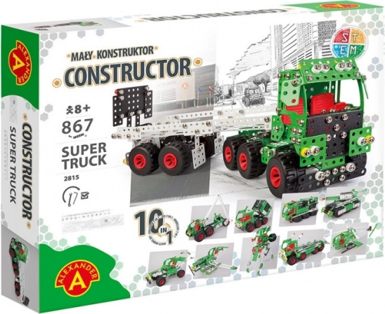 Mały Konstruktor Super Truck Bausatz 10-in-1