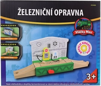 Maxim hölzerne Eisenbahnwerkstatt für die Holzeisenbahn