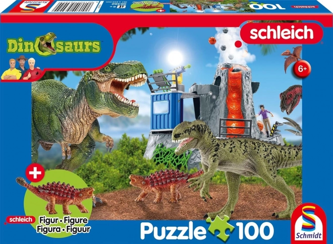 Puzzle SCHMIDT Schleich Dinosaurier aus der Urzeit 100 Teile mit Figur