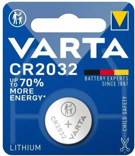 Lithium-Knopfzelle Varta CR2032 3V