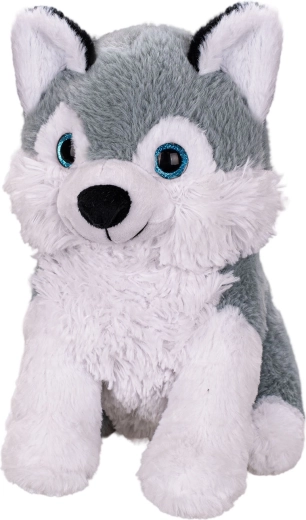 Plüsch-Husky sitzend 25 cm