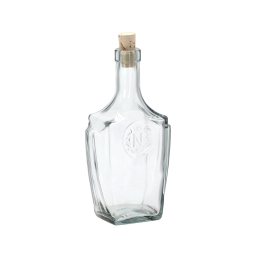 Glasflasche Bonaparte 500 ml mit Korkverschluss