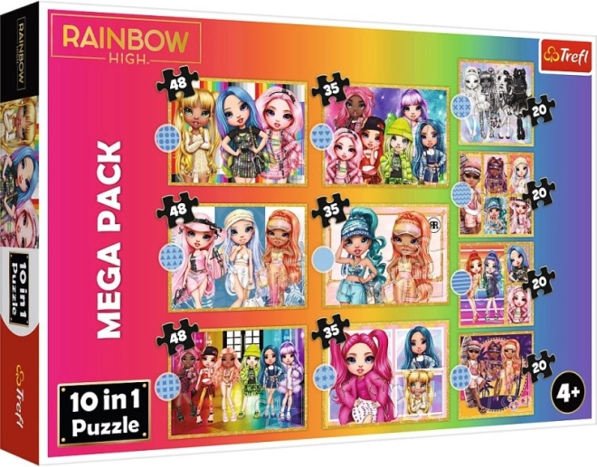 Trefl Puzzle Rainbow High Mega Pack 10-in-1