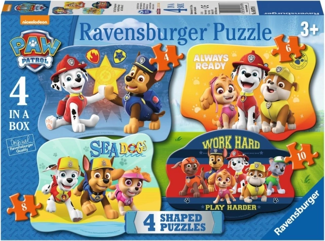 Ravensburger Puzzle PAW Patrol 4 in 1 (4–10 Teile)