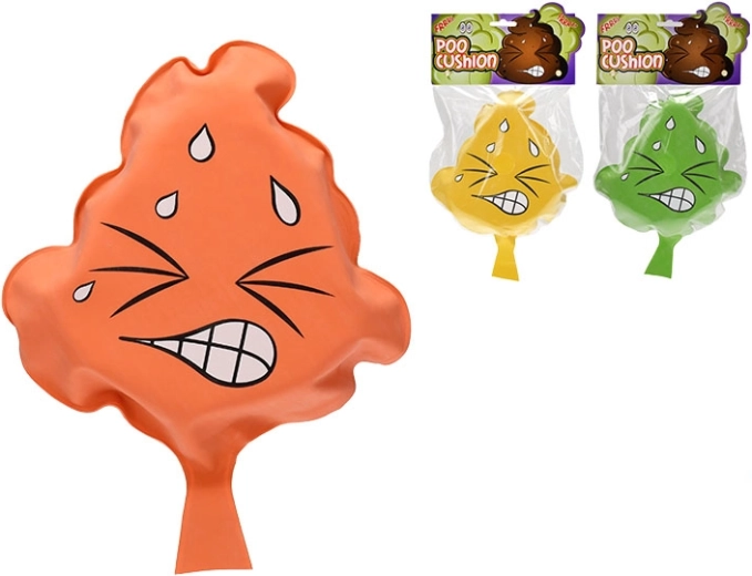 Furzkissen POO in Form des Kackhaufen-Emojis