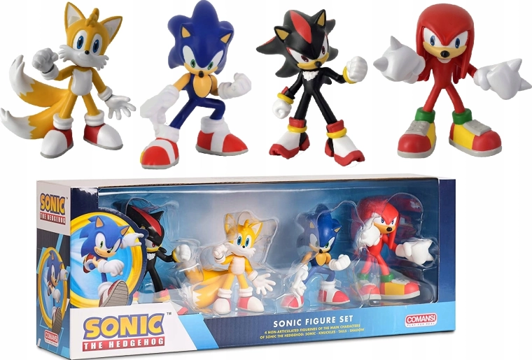 Geschenkset SONIC-Figuren – 4 Stk.