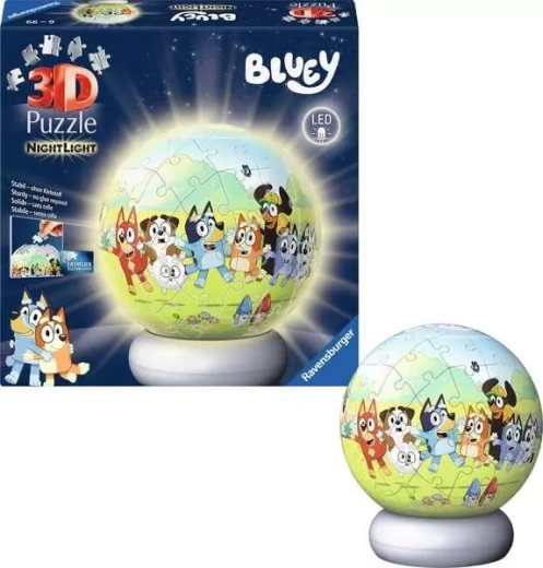 Leuchtendes 3D‑Puzzle BLUEY Nacht-Edition 72 Teile