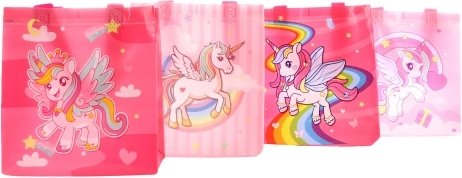 Geschenktasche mit Einhornmotiv, 21 × 23,5 × 11 cm