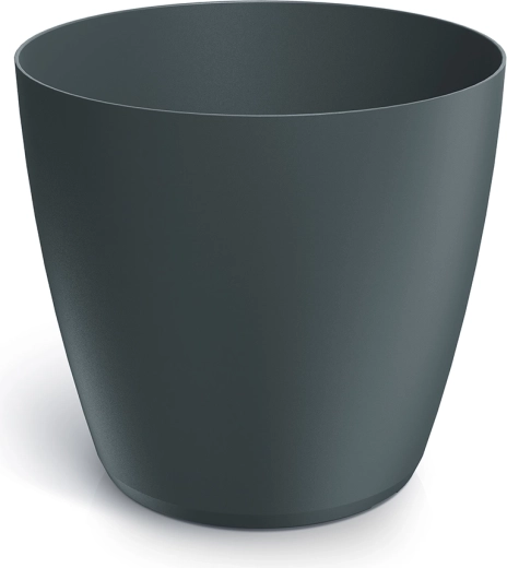 Blumentopf Mate mit Betoneffekt, Anthrazit