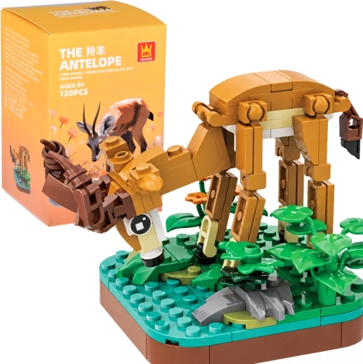 Technischer Bausatz Wildtiere Antilope, 130 Teile
