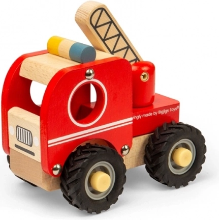 Holzfeuerwehrwagen Bigjigs Toys