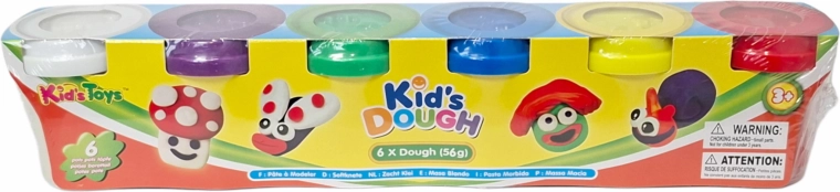 Plastilin – Set mit 6 Bechern