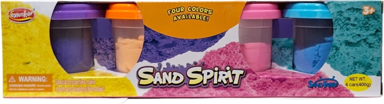 Kinetischer Sand – Set mit 4 Farben