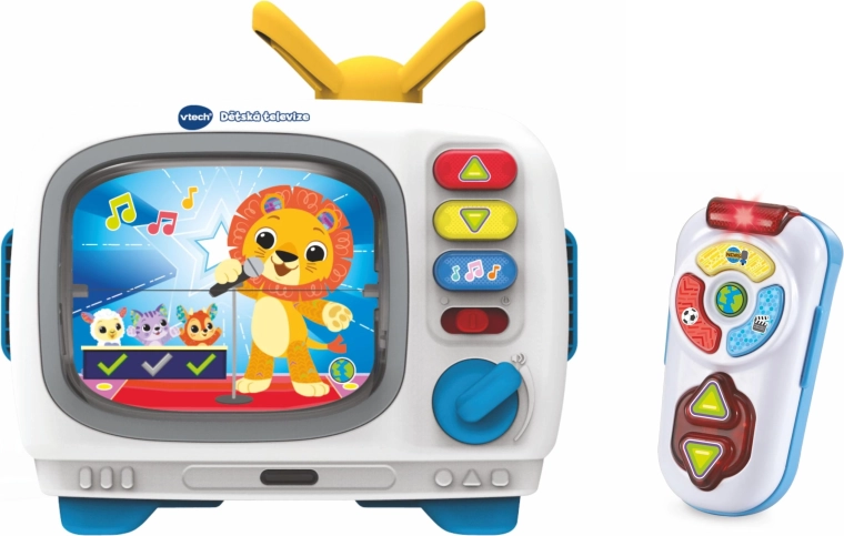 VTech Kinderfernseher auf Tschechisch mit Fernbedienung