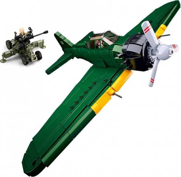 Sluban Zweiter Weltkrieg Mitsubishi A6M Zero Jagdflugzeug