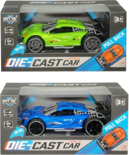 Metall-Sportauto mit Licht und Rückziehmotor