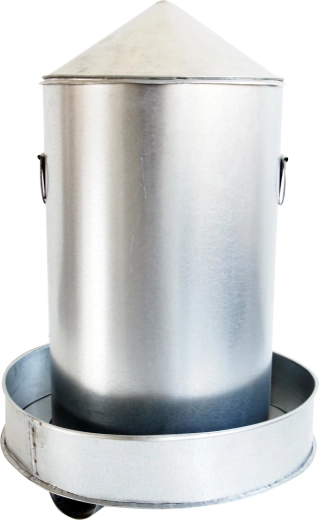 Getreiderohr 25 kg aus verzinktem Metall