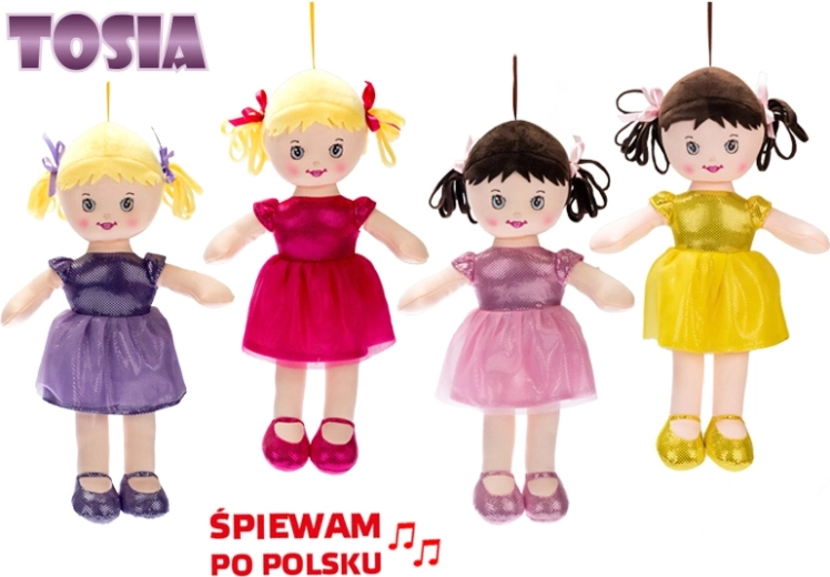 Sprechende Stoffpuppe Tosia 32 cm