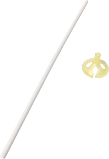 Papierstab für Ballons 31 cm mit Ballonhalter eko – 1 Set