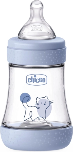 Chicco Anti-Kolik-Babyflasche Perfect5 150 ml, Junge, langsamer Fluss 0m+