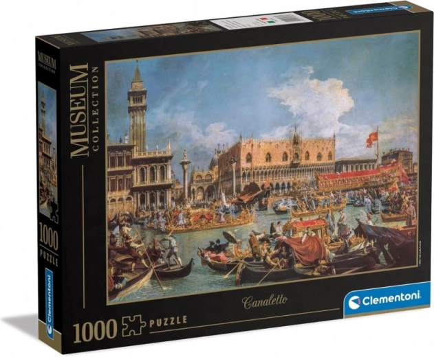 Puzzle 1000 Teile Museum Canaletto Die Rückkehr des Bucentaur am Molo am Tag Mariä Himmelfahrt