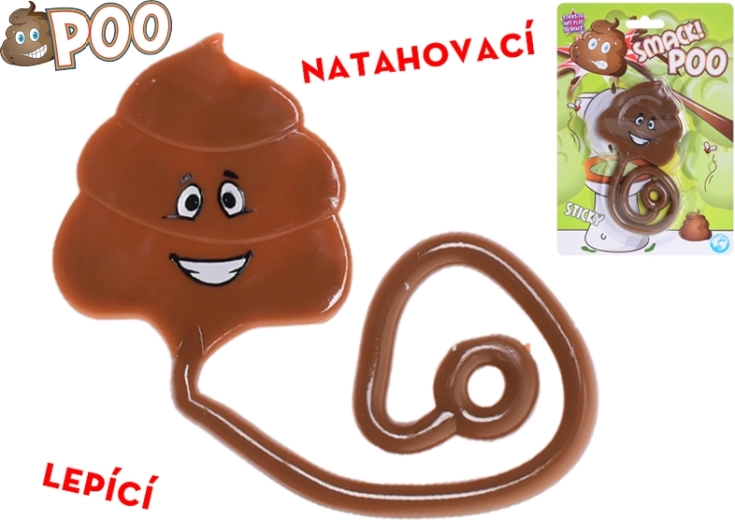 Kleb- und Dehn-Häufchen 32 cm – lustiges Spielzeug für Kinder