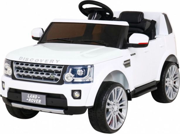 Land Rover Discovery elektrisches Kinderauto weißes SUV mit Fernbedienung