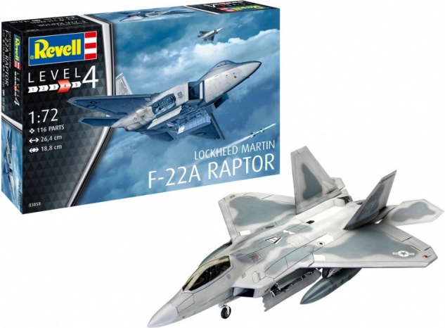 Plastikmodell LOCKHEED MARTIN F‑22A Raptor