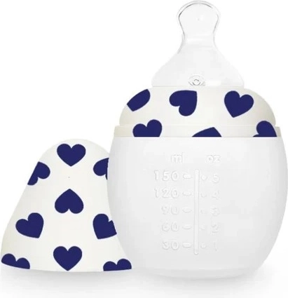 ÉLHÉE Anti-Kolik-Babyflasche Full of Love Blue 150 ml