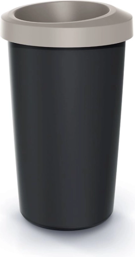 Abfalleimer Compacta R Drop 25 l, hellbraun