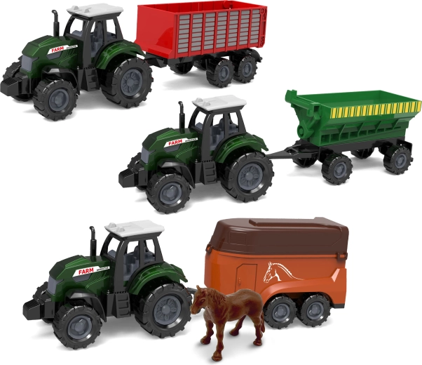 Traktor mit Anhänger – 1 Stück