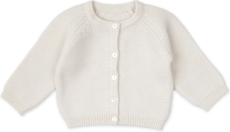 Lodger gestrickter Merino-Pullover cremefarben, Gr. 68