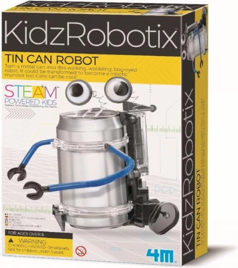 Blechdosen-Roboter 4M – kreative STEM-Baukasten für Kinder