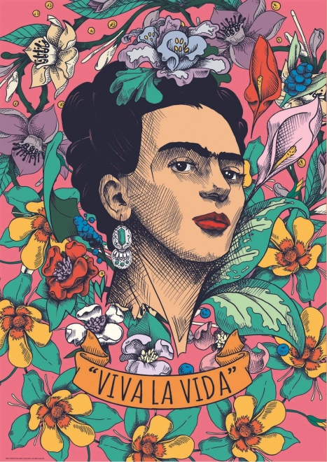 Educa Puzzle Frida Kahlo: Viva la vida 500 Teile