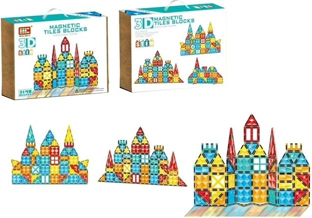 Magnetischer Bausatz mit 48 Teilen