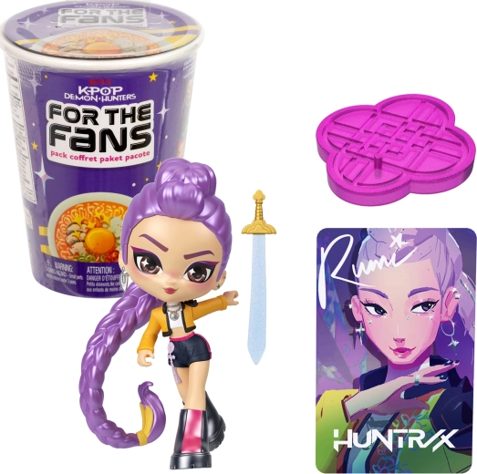Mattel KPop Demon Hunters Sammel-Überraschungsfigur mit Zubehör und Sammelkarte (Ramen)