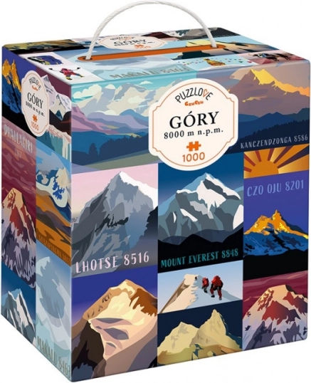 Puzzle 1000 Teile Puzzlove – Berge 8000 m ü. d. M.