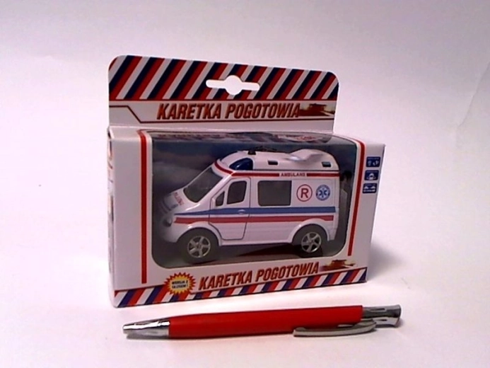 Krankenwagen-Van 11 cm mit Sound und Licht