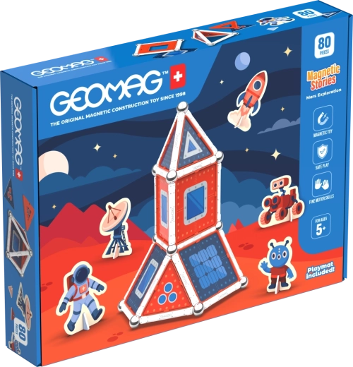 Geomag Stories Mars magnetisches Konstruktionsset 80 Teile