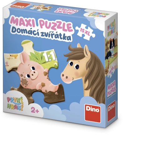 Dino Puzzle Haustiere XL, 15 Teile